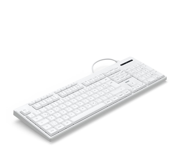 HAMA Klawiatura przewodowa CK-200 biała 4047443523990 - 1331331 - zdjęcie 2